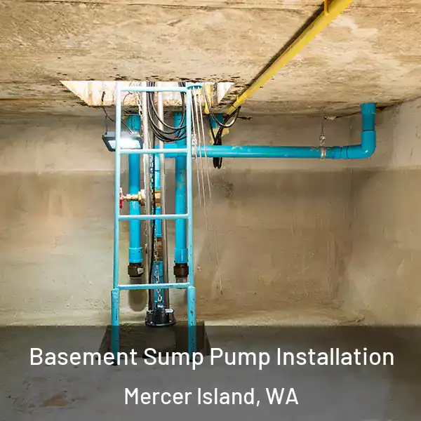  Basement Sump Pump Installation Mercer Island, WA