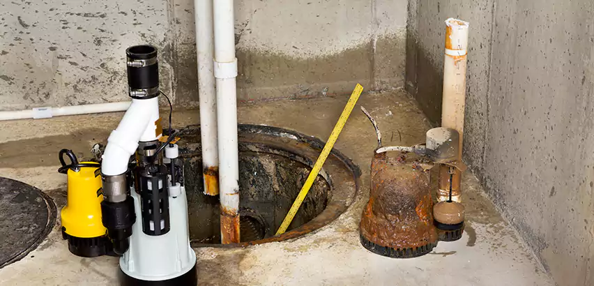 Installing Sump Pump in Finished Basement in Mercer Island, WA