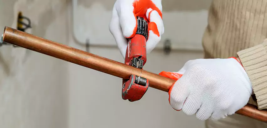 Temporary Copper Pipe Repair Mercer Island, WA